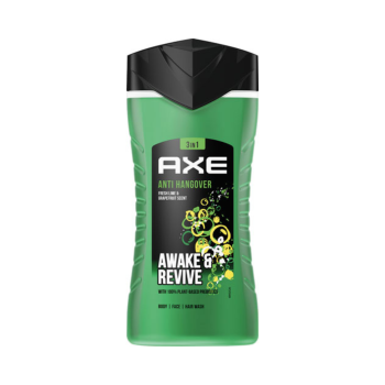 Axe 3in1 Anti Hangover Awakening Shower, Body, Hair & Face Wash